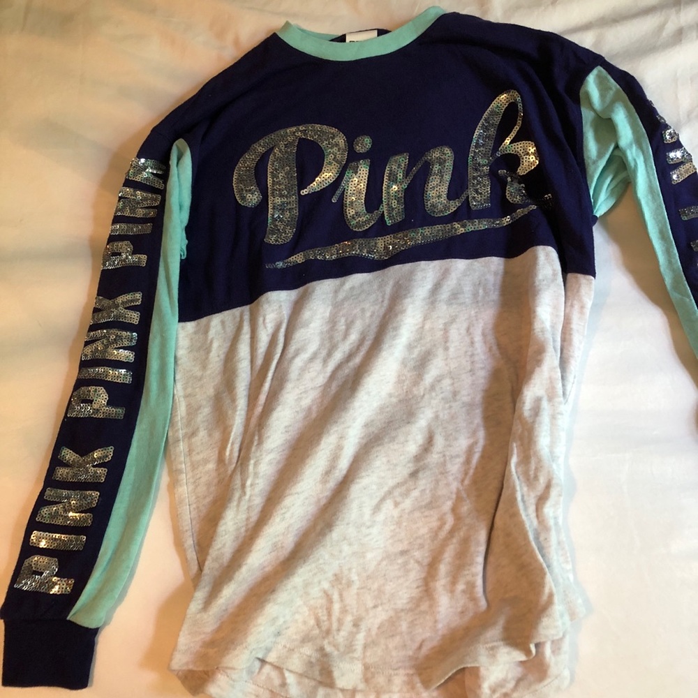 super cute long sleeve PINK XS